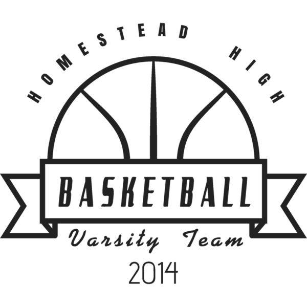 Basketball Template DNT001 BW Vignette